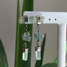 Load and play video in Gallery viewer, Three of Aquamarine Earrings
